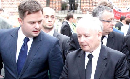 Adam Hofman i Jarosław Kaczyński