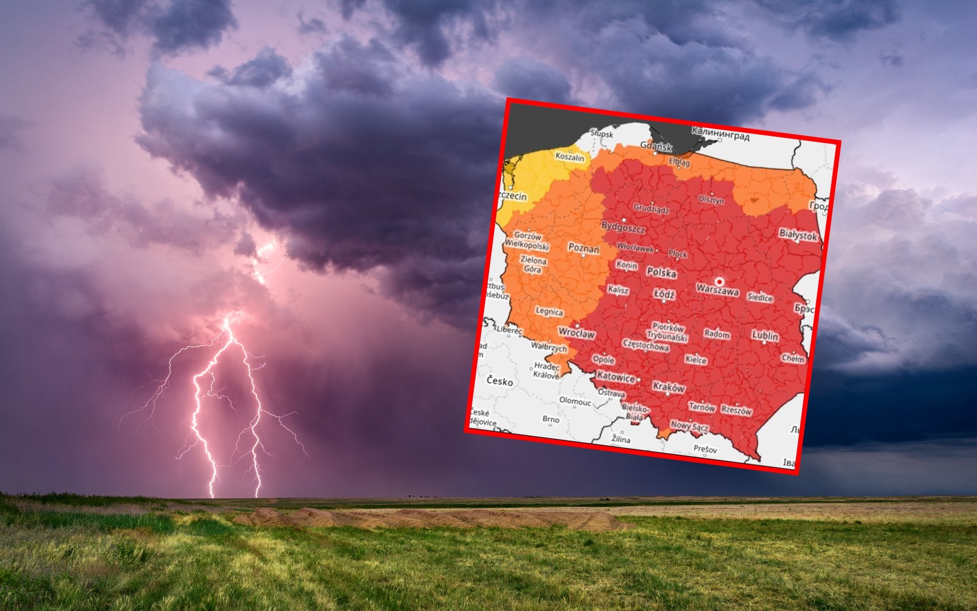 Nad Polskę nadciągają burze. W poniedziałek upał do 39 stopni