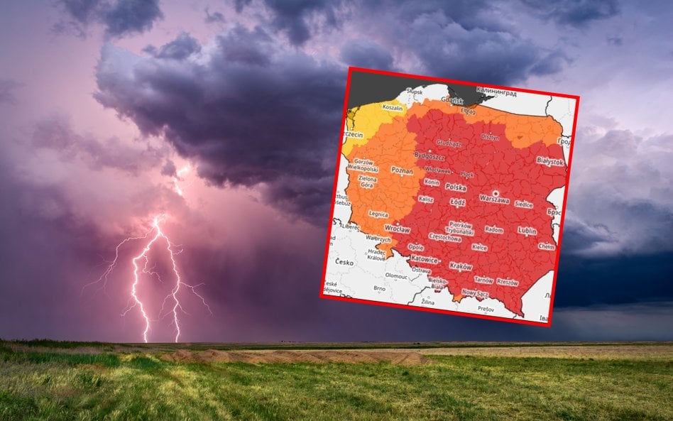 Ciąg dalszy upałów, a do tego burze. Ostrzeżenia IMGW prawie dla całej Polski