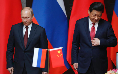 Prezydenci Władimir Putin i Xi Jinping