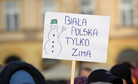 Kraków, manifestacja "Rasizm nie przejdzie"