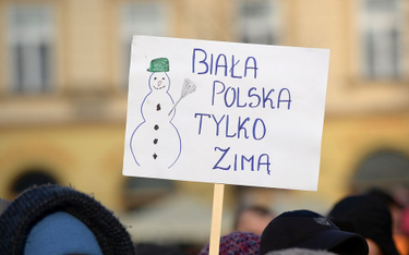 Kraków, manifestacja "Rasizm nie przejdzie"