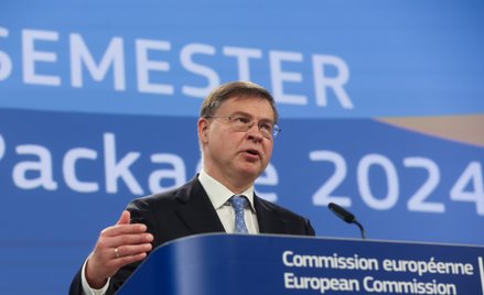 Valdis Dombrovskis, wiceprzewodniczący Komisji Europejskiej