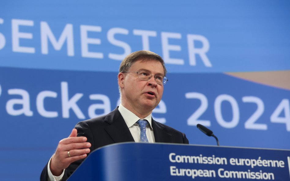 Valdis Dombrovskis, wiceprzewodniczący Komisji Europejskiej