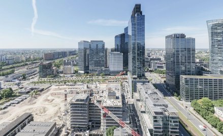 W tej chwili deweloperzy budują w Warszawie przede wszystkim w okolicach rond Daszyńskiego (na zdjęc