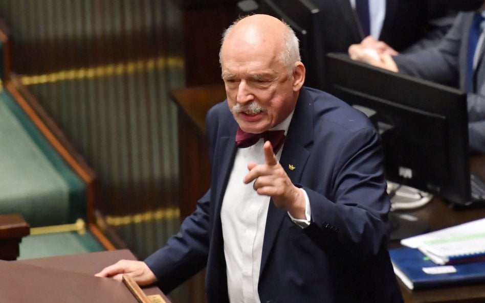 Poseł Konfederacji Janusz Korwin-Mikke