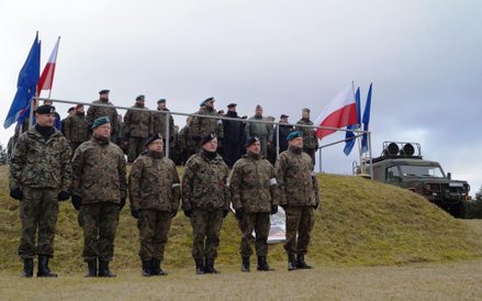 Uroczyste rozpoczęcie ćwiczeń na poligonie w Drawsku Pom.