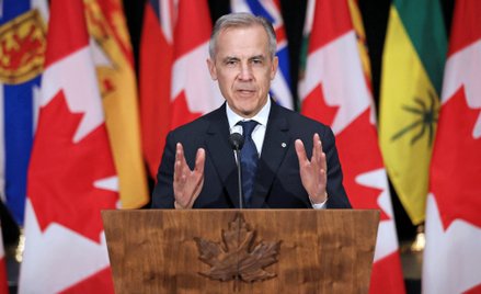 Mark Carney zapowiada mocną odpowiedź na cła Trumpa