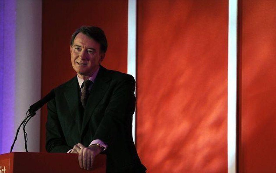 Peter Mandelson, brytyjski minister gospodarki