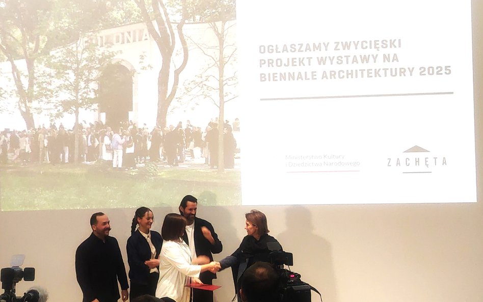 Wręczenie nominacji za projekt "Lary i penaty" na Biennale Architektury w Wenecji 2025