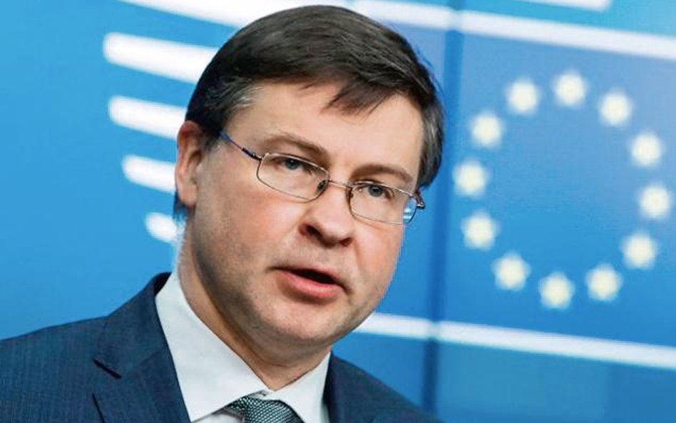 Valdis Dombrovskis mówi, że Bruksela będzie gotowa z wypłatą środków w lipcu, warunkiem jest ratyfik