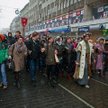 Paradny wstęp do studniówki w Łodzi – już po raz siódmy tamtejsi maturzyści zatańczyli poloneza na u