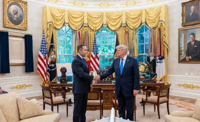 Karol Nawrocki i Donald Trump