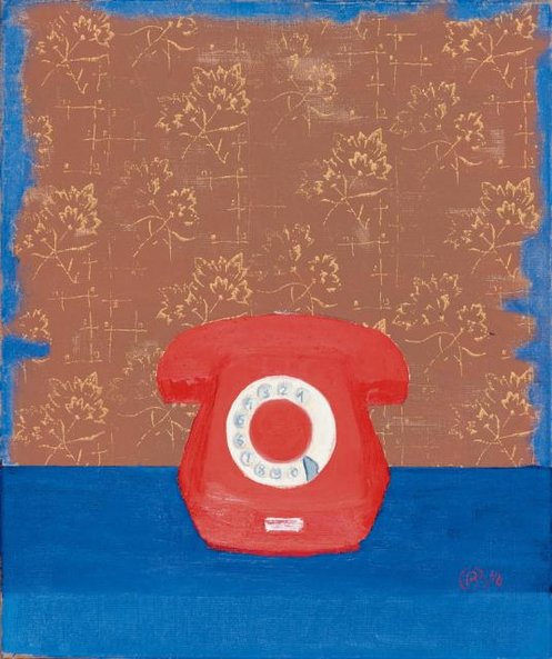 Bettina Bereś przekazała obraz na cele charytatywne.