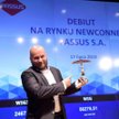 Tadeusz Dudek, prezes Passusa, podczas debitu spółki na NewConnect.