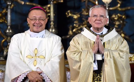 Metropolita krakowski abp Grzegorz Ryś i abp Marek Jędraszewski