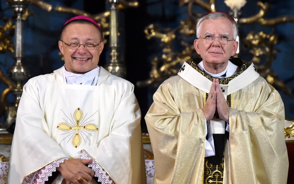 Metropolita krakowski abp Grzegorz Ryś i abp Marek Jędraszewski