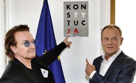 Szydło o zdjęciu Tuska z Bono: To ustawka