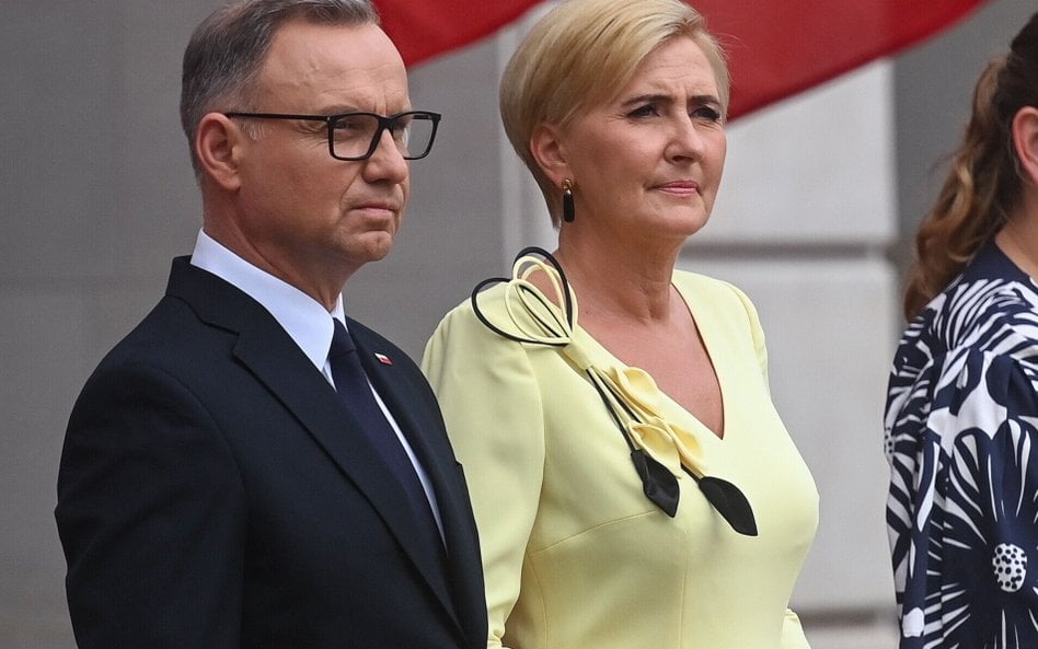 Andrzej Duda i Agata Kornhauser-Duda