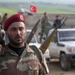 Bojownik jednej z grup zbrojnej opozycji w Syrii wspieranej przez Turcję