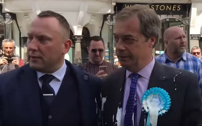 Farage zaatakowany po przemówieniu w Newcastle