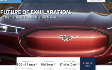 Ford Mustang Mach e: Wyciekły zdjęcia elektrycznego Mustanga