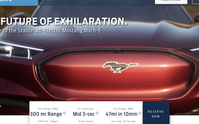Ford Mustang Mach e: Wyciekły zdjęcia elektrycznego Mustanga