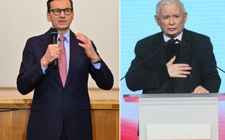 Mateusz Morawiecki i Jarosław Kaczyński