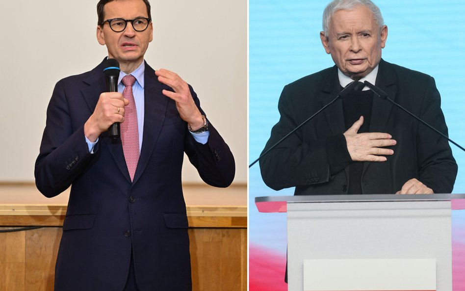 Mateusz Morawiecki i Jarosław Kaczyński