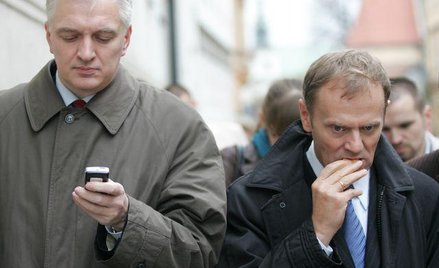 Premier Donald Tusk i Jarosław Gowin