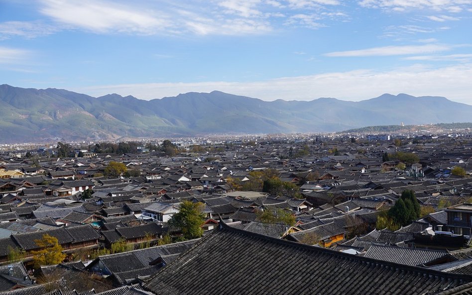 Miasto Lijiang w prowincji Junnan