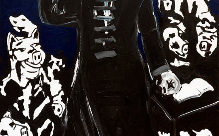 Edward Dwurnik „Mikołaj Kopernik”, 2004 Kolekcja Centrum Sztuki Współczesnej „Znaki Czasu” w Toruniu