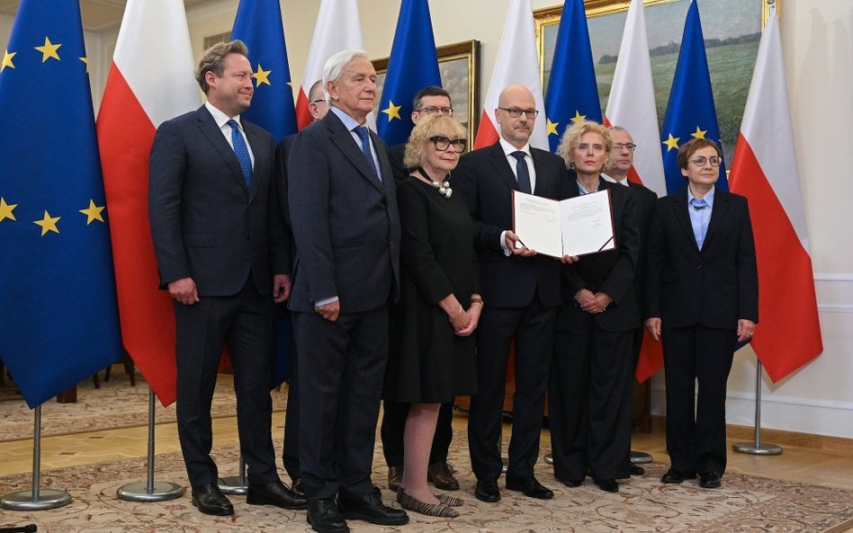 Maciej Berek po złożeniu ślubowania w Sejmie