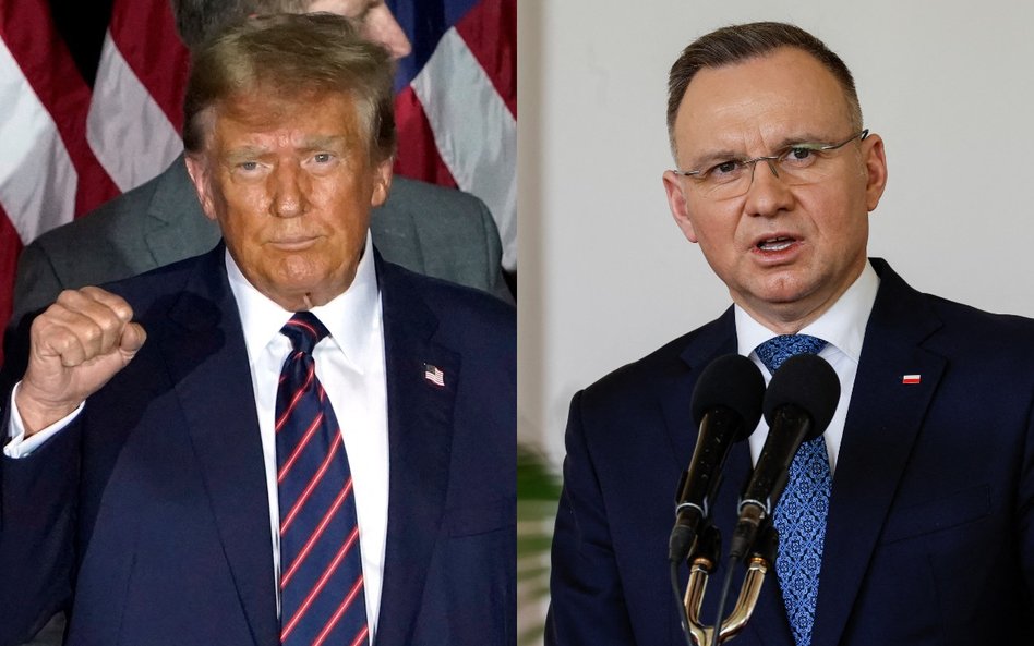 Donald Trump i Andrzej Duda