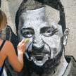 Mural na budunku w bułgarskiej miejscowości Staro Zhelezare