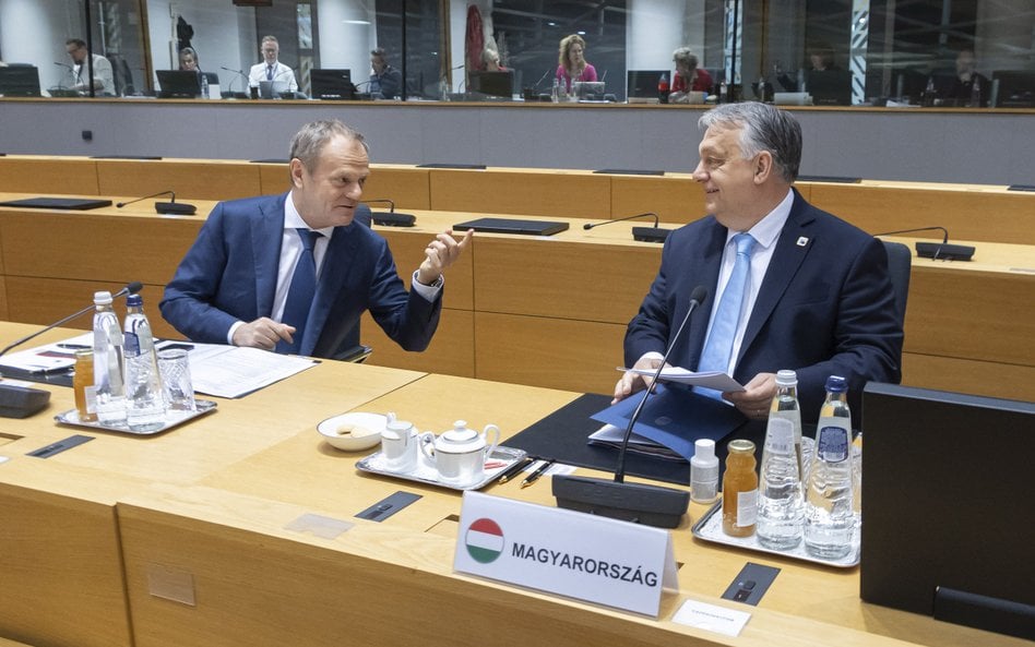 Donald Tusk i Viktor Orbán