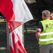 Pikieta pod egidą Ruchu Obrony Granic przy polsko-niemieckim moście granicznym nad Nysą Łużycką