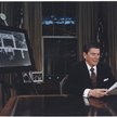 Prezydent Ronald Reagan podczas przemówienia w sprawie bezpieczeństwa narodowego 23 marca 1983 r.