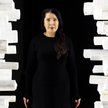 Marina Abramović na swojej indywidualnej wystawie Royal Academy of Arts w Londynie