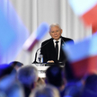 Jarosław Kaczyński na spotkaniu partii w Markach był jedynym mówcą