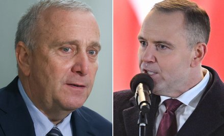 Grzegorz Schetyna i Karol Nawrocki