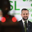 Prezes PSL Władysław Kosiniak-Kamysz (z prawek) i przewodniczący Rady Naczelnej PSL Piotr Zgorzelski