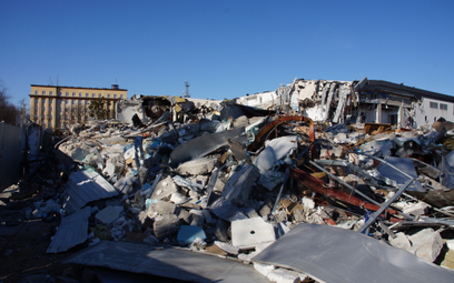 Jedna ze zniszczonych ukraińskich miejscowości.