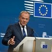 Premier Donald Tusk podczas konferencji prasowej po posiedzeniu Rady Europejskiej