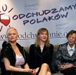 Od lewej: aktorka Katarzyna Figura, dr Ewa Matyska-Piekarska i prof. Barbara Zahorska-Markiewicz, pr