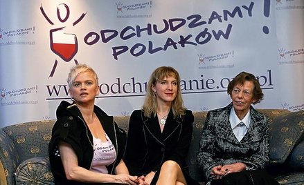 Od lewej: aktorka Katarzyna Figura, dr Ewa Matyska-Piekarska i prof. Barbara Zahorska-Markiewicz, pr