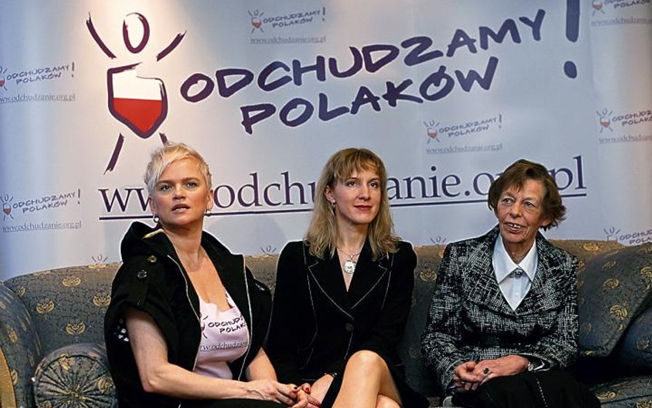 Od lewej: aktorka Katarzyna Figura, dr Ewa Matyska-Piekarska i prof. Barbara Zahorska-Markiewicz, pr