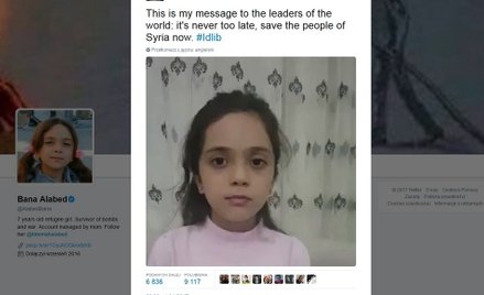 Bana Alabed, tweetująca 7-latka z Syrii pisze książkę