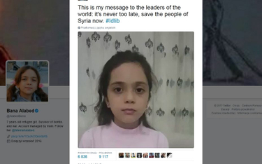 Bana Alabed, tweetująca 7-latka z Syrii pisze książkę