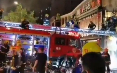 Akcja ratunkowa po eksplozji w restauracji w Chinach
